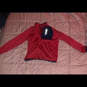 Blue and Red Vineyard Vines Zip up Sweater